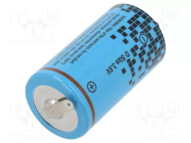 PARISTO: LITIUM - D - 3,6V - 14500MAH - Ø34,2X61,5MM - JUOTOSLEVYT - Alkaliparistot - BAT-ER34615MST-UL - 1