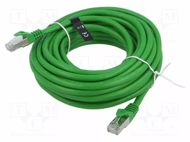 PATCH KAAPELI - S/FTP - CAT 6A - RJ45-PISTOKE,MOLEMMIN PUOLIN - OFC - RJ45 Ethernet kaapelit - IBXGL - 1