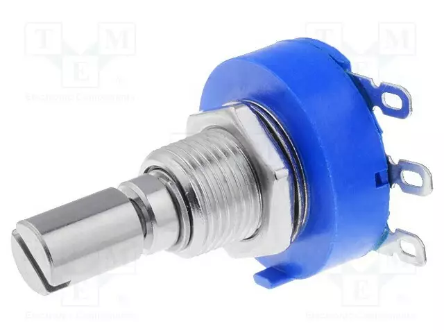 POTENTIOMETRI: AKSIAALINEN - MONIKIERROS - 10KOHM - 2W - ±10% - L: 12,6MM - Cermet potentiometrit - 3856A-282-103AL - 1