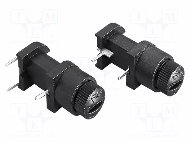 RASIA - PCB,THT - -20÷85°C - 6,3A - UL94V-0 - PINNOITUS: TINATTU - 250V - Sulakepitimet - FX0342-BUL - 1