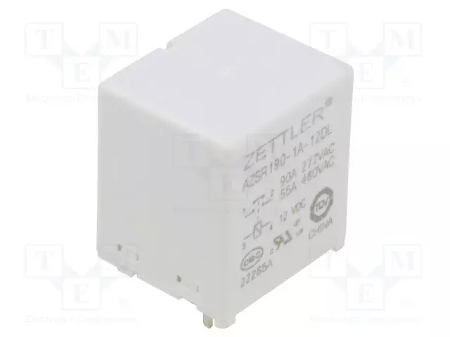 TEHORELE - SPST-NO - UKELAN: 12VDC - 90A - PCB - Tehoreleet - AZSR190-1A-12DL - 1