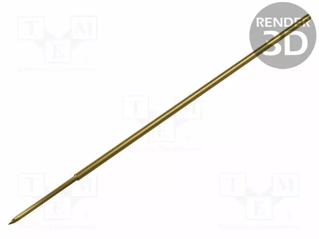 TESTAUSNEULA - VIETEREIDEN MURTOSUOJA: 4,3MM - 6,35MM - 2A - TERÄS - 2N - Mittausneulat - LF400LA53L - 1