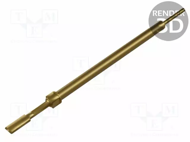 TESTAUSNEULA - VIETEREIDEN MURTOSUOJA: 4MM - 4,4MM - 8A - TERÄS - KULLATTU - Mittausneulat - NTT1001WC54L - 1