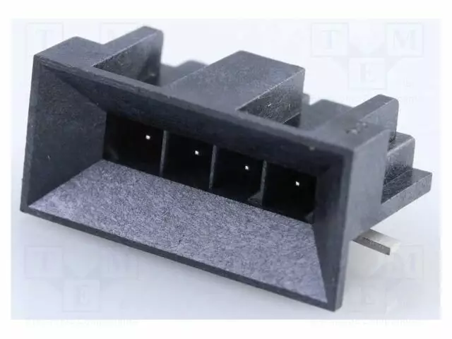 LIITIN: JOHTO-LEVY - PISTOKE - UROS - PIN: 4 - MICRO - KULMA - SMT - PCB - Signaaliliittimet rasteri 3,00mm - 466220402-MOL - 1