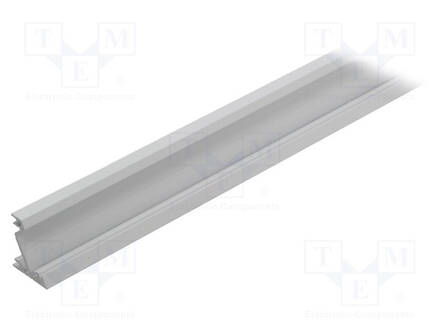 ALUMIINIPROFIILI LED-NAUHOILLE - VALKOINEN - L: 1M - CORNER14 - ALUMIINI - Profiilit LED nauhoille - TOP-CORNER14WH-1M - 1