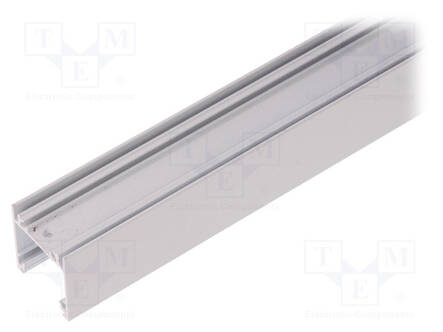 ALUMIINIPROFIILI LED-NAUHOILLE - VALKOINEN - L: 1M - LINEA20 - ALUMIINI - Profiilit LED nauhoille - TOP-LINEA20WH-1M - 2