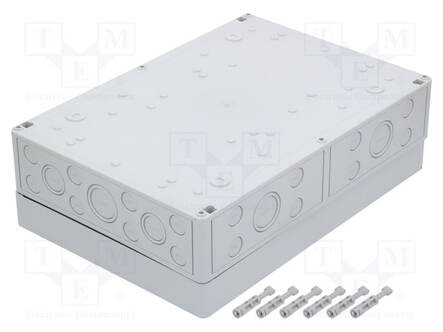 ASENNUSKOTELO - X: 254MM - Y: 361MM - Z: 111MM - TK PC - HARMA - Yleiskäyttöiset kotelot - TK-PC-3625-11-M - 2
