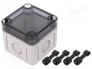 ASENNUSKOTELO - X: 65MM - Y: 65MM - Z: 57MM - TK PC - HARMA - Yleiskäyttöiset kotelot - TK-PC-77-6-TM - 1