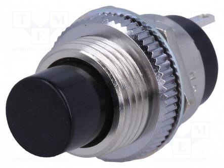 PAINOKYTKIN - AS: 2 - SPST - 2A/250VAC - 2A/30VDC - ON-(OFF) - SB - Standardikytkimet - SB4011NCM - 1