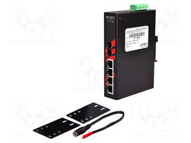 ETHERNET KYTKIN - PORTTIEN LUKU: 5 - 12÷48VDC - RJ45 - Teollisuusverkot - LNX-0501-M - 2
