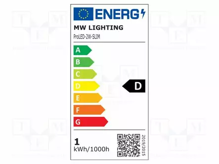 LED - VALKOINEN - 6500K - 720MW - 106LM - IP66 - 165° - DIODIEN LM: 2 - 2835 - LED nauhat ja modulit - PROLED-2W-SLIM - 2
