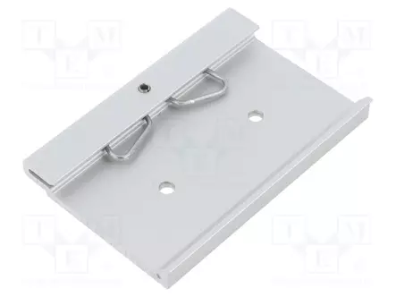 DIN-KISKOLIITIN / KIINNITYSOSA - ALUMIINI - 75MM - KISKO: TS35 - DIN kiskokotelot - HM-1427DIN75M - 2