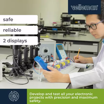LABORATORIO HAKKURITEHOLÄHDE 0-30VDC / 0-10A LCD NÄYTÖLLÄ - Laboratorioteholähteet - LABPS3010SM - 2