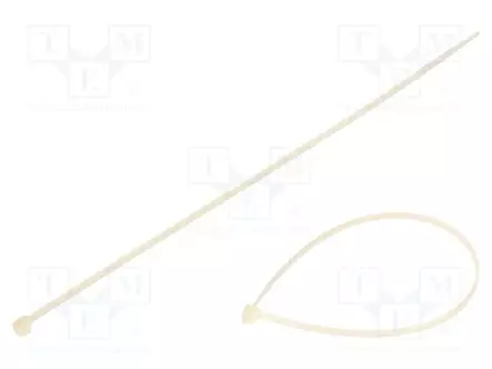 NIPPUSIDE - L: 200MM - W: 2,5MM - LUONNOLLINEN - POLYAMIDI - 80N - UL94V-2 - Nippusiteet - BMB2025M - 1