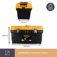 13'' TOOLBOX WITH METAL LATCHES - Työkalulaukut ja säilytyslokerot - OM13M - 6