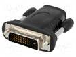ADAPTERI - DVI-D (24+1) PISTOKE,HDMI-PISTORASIA - MUSTA - HDMI, DVI, DisplayPort johdot - HDMIF-DVIM - 1