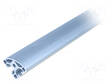 ALUMIINIPROFIILI - URAN LEVEYS: 8MM - KULMA- W: 40MM - H: 40MM - L: 1M - Alumiiniprofiilit - K40LR90-I81M - 1