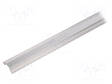 ALUMIINIPROFIILI LED-NAUHOILLE - LUONNOLLINEN - L: 1M - GROOVE10 - ALUMIINI - Profiilit LED nauhoille - TOP-GROOVE10-1M - 2