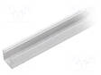 ALUMIINIPROFIILI LED-NAUHOILLE - VALKOINEN - L: 1M - SMART10 - ALUMIINI - Profiilit LED nauhoille - TOP-SMART10WH-1M - 1