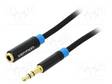 KAAPELI - JACK 3,5MM 3PIN PISTORASIA,JACK 3,5MM 3PIN PISTOKE - Muut audio-videokaapelit - VAB-B06-B200-M - 1