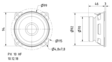 KOAKSIAALIELEMENTTI VISATON PX 10 HF 4 OHM - Koaksiaalielementit - PX10HF-4OHM - 3