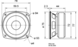 LAAJAKAISTAELEMENTTI VISATON FRS 8 M 8 OHM - Laajakaistaelementit - FRS8M-8OHM - 2