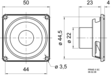 LAAJAKAISTAELEMENTTI VISATON FRWS 5 SC 8 OHM - Magneettisuojatut elementit - FRWS5SC-8OHM - 2