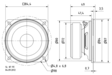 LAAJAKAISTAELEMENTTI VISATON SL 87 FE - 8 Ohm - Laajakaistaelementit - SL87FE-8OHM - 4