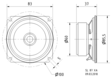 LAAJAKAISTAELEMENTTI VISATON SL 87 XA 4 OHM - Laajakaistaelementit - SL87XA-4OHM - 3