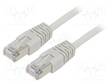 PATCH KAAPELI - F/UTP - CAT: 5E - RJ45-PISTOKE,MOLEMMIN PUOLIN - LANKA - RJ45 Ethernet kaapelit - PP22-10M - 1