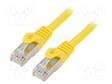 PATCH KAAPELI - S/FTP - CAT: 6A - RJ45-PISTOKE,MOLEMMIN PUOLIN - LANKA - RJ45 Ethernet kaapelit - PP6A-LSZHCU-Y-1.5M - 1