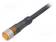 LIITIN: M8 NAARAS - PIN: 4 - SUORA - MURTOSUOJALLA,JOHTOJEN KANSSA - M8 liittimet - RKMV4-22525M - 1