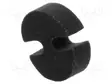KOROKEHOLKKI - LED - ULKOØ: 3,7MM - ØLED: 3MM - PIT: 1MM - MUSTA - PVC - Asennustarvikkeet - ELM4-1MM - 2