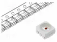 LED - PUNAINEN - SMD - PLCC6 - 4000÷6000MCD - 1,6÷2,6VDC - 3,4X3,3X1,9MM - Pintaliitos LED - LL-R3433VC-M15-CAM - 1