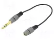 ADAPTERI - 3,5MM JAKKI,JACK 6,3 MM 3PIN PISTOKE - 0,2M - Muut audio-videokaapelit - A-63M35F-0.2M - 1