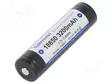 AKKU: LI-ION - 18650,MR18650 - 3,7V - 3200MAH - Ø18,5X69MM - 10A - Akut - ICR18650-320PCM - 1