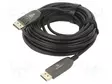 KAAPELI - DISPLAYPORT-PISTOKE,MOLEMMIN PUOLIN - 8K MUSTA - HDMI, DVI, DisplayPort johdot - CC-DP8K-AOC-10M - 1