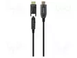 KAAPELI - MICRO HDMI PISTOKE,MOLEMMIN PUOLIN MUSTA - HDMI, DVI, DisplayPort johdot - CCBP-HDMID-AOC-30M - 1