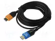KAAPELI - HDMI-PISTOKE,MOLEMMIN PUOLIN - PA - HDMI 2.1,OPTINEN - HDMI, DVI, DisplayPort johdot - CC-HDMI8K-AOC-20M - 1