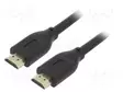 KAAPELI - HDMI-PISTOKE,MOLEMMIN PUOLIN - PVC - HDMI 2.1 - 1M - MUSTA - HDMI, DVI, DisplayPort johdot - CC-HDMI8K-1M - 1