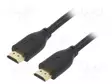 KAAPELI - HDMI-PISTOKE,MOLEMMIN PUOLIN - PVC - HDMI 2.1 - 3M - MUSTA - HDMI, DVI, DisplayPort johdot - CC-HDMI8K-3M - 1