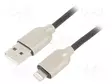 KAAPELI - CABLEXPERT - USB 2.0 - 2M - MUSTA - KUMI - 480MBPS - USB kaapelit ja adapterit - CC-USB2R-AMLM-2M - 1