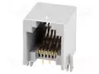 LIITIN: RJ12 - PISTORASIA - PIN: 6 - LIITOKSET: FOSFORIPRONSSI - 6P6C - RJ liittimet - RJ12GPCB-M - 1
