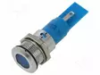 MERKKIVALO: LED - LITTEÄ - SININEN - 24VDC - 24VAC - Ø16MM - IP67 - 350MCD - Merkkivalot ja pienoislamput - 19380357M - 1