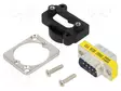 SOVITUS: D-SUB LIITIN - D-SUB 9PIN UROS,MOLEMMIN PUOLIN - HOPEA - D liittimet - EHDB9MM - 1