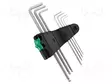 WRENCH: HEX KEY-SET - 9PCS. - Kuusiokolo- ja TORX avaimet - WERA.950PKLS9SM - 4