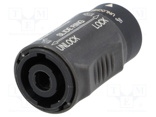 ADAPTERI - PIN: 4 - JOHTOON - 30A - 250V - SPEAKON - Kaiutinliittimet - NTR-NL4MM - 1
