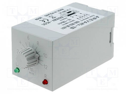 10÷120MIN - DPDT - 230VAC/5A - UVIRT: 220÷230VAC - 220÷230VDC - RTX133 - Aikareleet ja ajastimet - RTX133-230-120M - 1