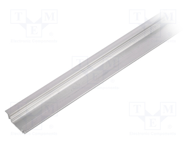 ALUMIINIPROFIILI LED-NAUHOILLE - LUONNOLLINEN - L: 1M - GROOVE10 - ALUMIINI - Profiilit LED nauhoille - TOP-GROOVE10-1M - 1