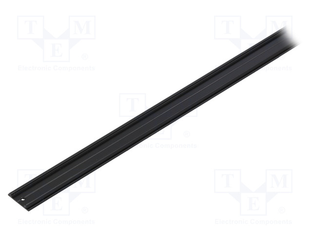 ALUMIINIPROFIILI LED-NAUHOILLE - MUSTA - L: 1M - ARC12 - ALUMIINI - ANODISOITU - Profiilit LED nauhoille - TOP-ARC12BK-1M - 1